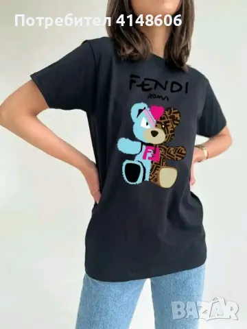 ✨Дамски тениски Fendi✨, снимка 14 - Тениски - 46904229