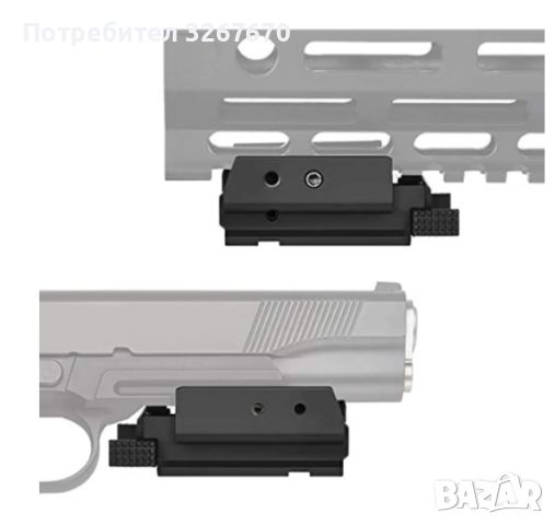 Laser Point Лазерен прицел, снимка 4 - Оборудване и аксесоари за оръжия - 45206882