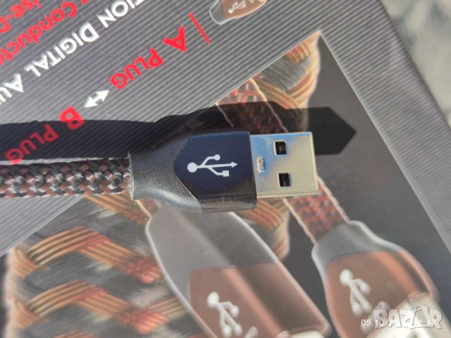 Audioquest Coffee 0.75m USB 2.0 A/B 72V DBS, снимка 4 - Други - 51149608