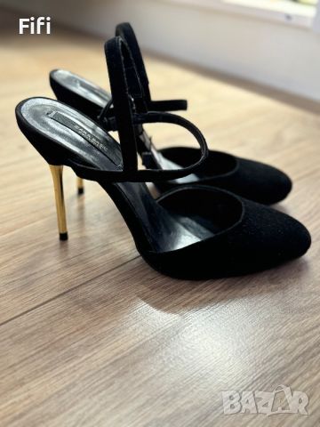 Обувки Zara на висок ток, снимка 6 - Дамски обувки на ток - 46348717
