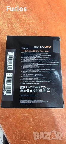 SSD Samsung 870 QVO 2TB-НОВ, снимка 2 - Твърди дискове - 53371450