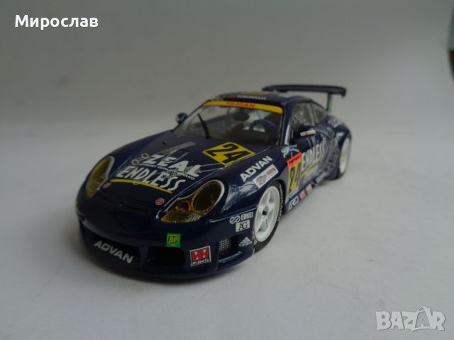  1:43 MMP Ebbro Porsche 996 GT3R КОЛИЧКА ИГРАЧКА МОДЕЛ, снимка 6 - Колекции - 45418353