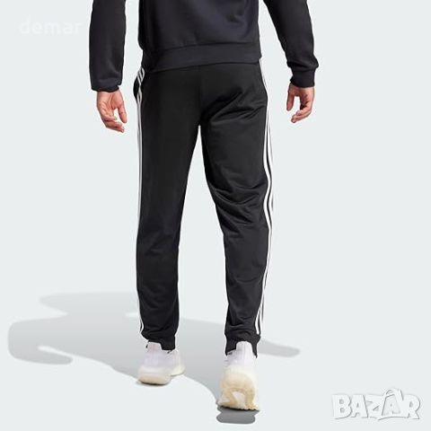 Долнище на анцуг Adidas Men's Essentials Warm-up, с 3 ленти, черно/бяло,размер М, снимка 2 - Спортни дрехи, екипи - 45111187