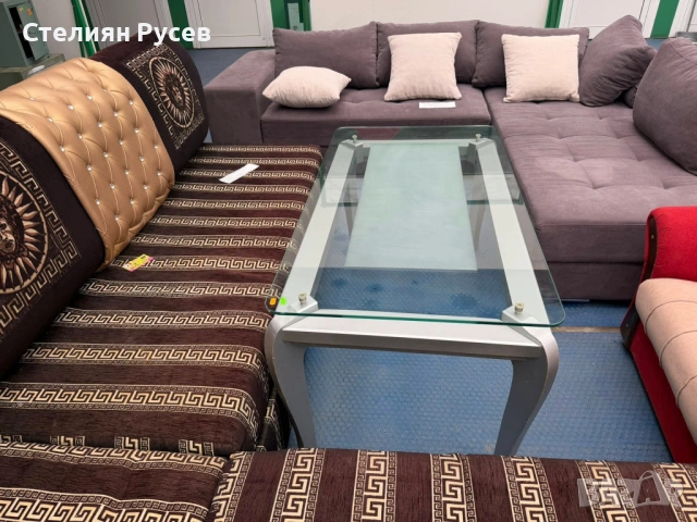 230311 стъклена холна маса  70/130 см, снимка 4 - Маси - 53955206