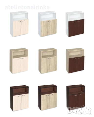 Етажерка Ава 3 с вратички 