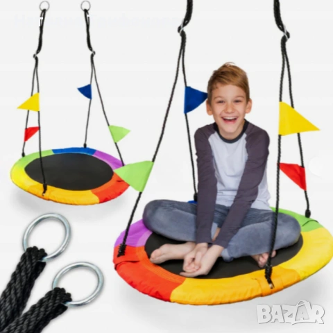 Люлка "Щъркелово гнездо" — здрава, удобна и подходяща за деца и възрастни до 150 кг, снимка 3 - Градински мебели, декорация  - 54182815