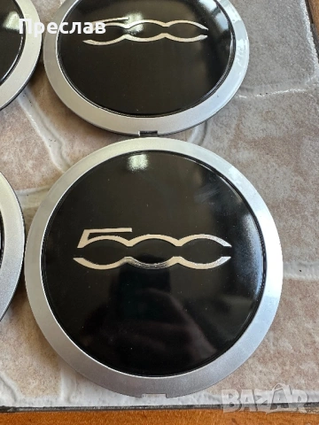 4 броя капачки за джанти за Fiat 500, снимка 2 - Аксесоари и консумативи - 53699967