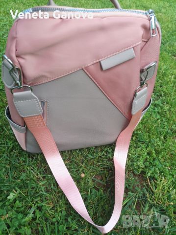 Розова непромокаема раница /чанта,с една преграда, снимка 6 - Раници - 45556898