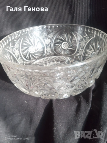Кристална купа, снимка 2 - Аксесоари за кухня - 53876030
