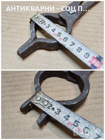 Стари Ковани Ковашки Клещи. / НОМЕР 1762., снимка 9 - Антикварни и старинни предмети - 53991405