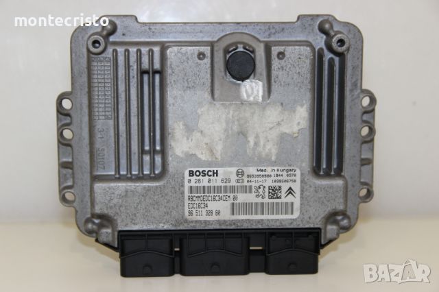 Моторен компютър ECU Citroen C4 (2004-2010г) 0 281 011 629 / 0281011629 / 96 511 328 80 / 9651132880, снимка 1 - Части - 45744647