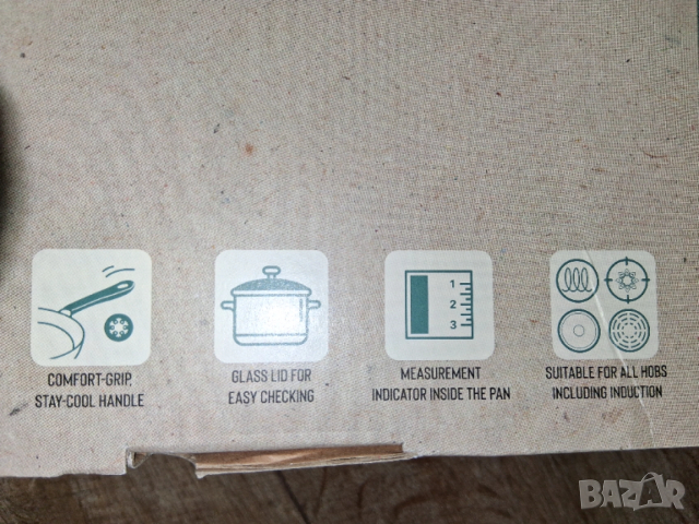 JAMIE OLIVER КАСЕРОЛА С КАПАК 18СМ TEFAL , снимка 8 - Съдове за готвене - 52461301