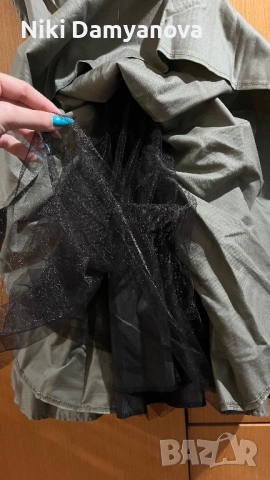 Зелена рокля - Размер XS, снимка 3 - Рокли - 53953457