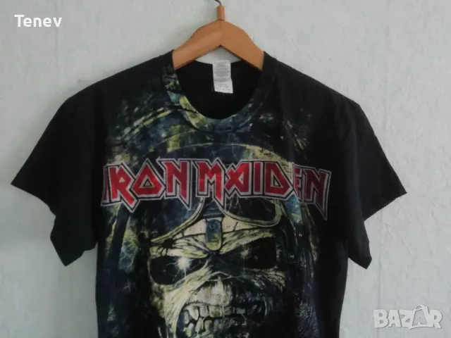 Iron Maiden Aces High мъжка памучна оригинална тениска размер М, снимка 5 - Тениски - 50133186