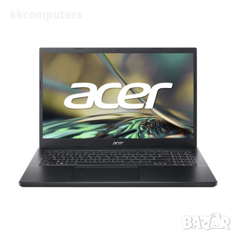 Лаптоп Acer Aspire 7 Gaming A715-76G-50C7, 15.6", Full HD, Intel Core i5-12450H (1.5/4.4GHz, 12M), N, снимка 2 - Лаптопи за игри - 46320747