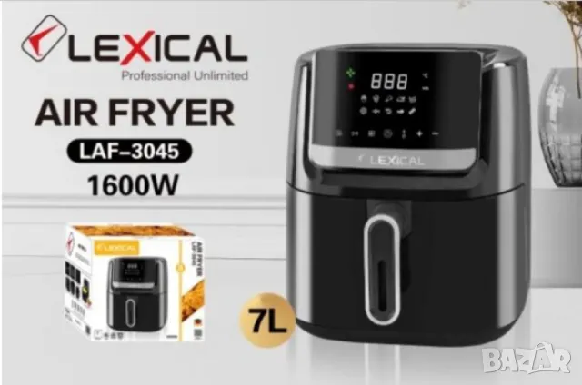 Еър фрайър с тъч скрийн Lexical Airfryer LAF-3045, снимка 2 - Други - 46906895