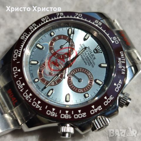 Мъжки луксозен часовник Rolex Daytona Platinum  116506, снимка 8 - Мъжки - 46806256