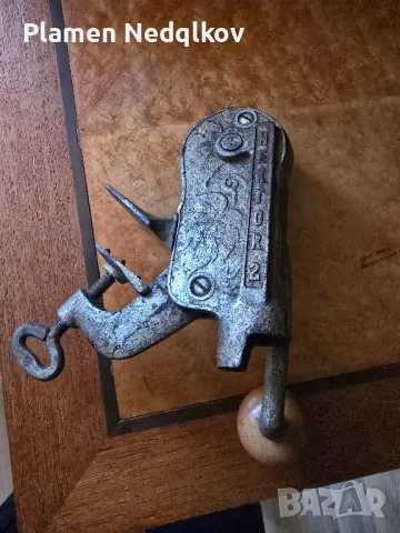 Стар професионален тирбушон., снимка 4 - Антикварни и старинни предмети - 50379928