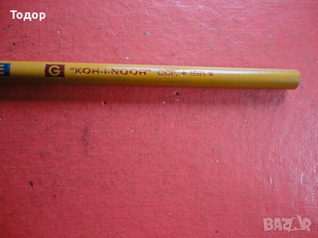 Двуцветен чехословашки химически молив , снимка 3 - Ученически пособия, канцеларски материали - 54109272