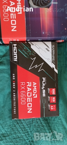 Видео карта rx 6600 8gb rx6600, снимка 2 - Видеокарти - 52939861