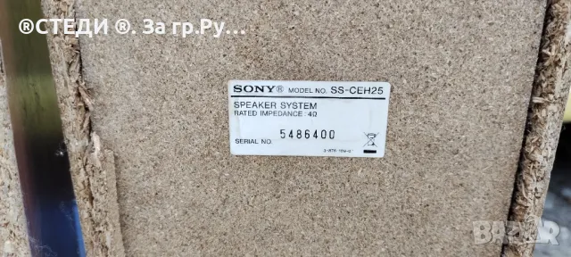 Тонколони SONY SS-CEH 25, снимка 3 - Тонколони - 47821634