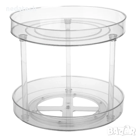 Въртящ се органайзер на две нива, Ø27x24,5 см.