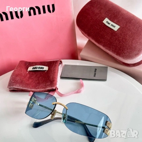 Дамски Слънчеви очила MİUMİU, снимка 4 - Слънчеви и диоптрични очила - 53768147