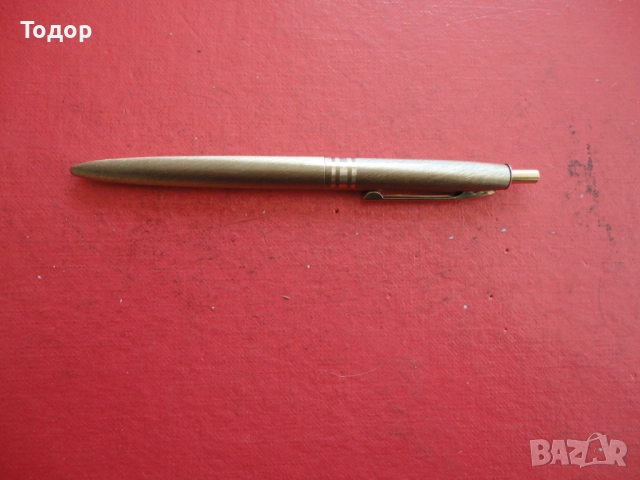 Позлатен химикал химикалка Wings USA, снимка 2 - Ученически пособия, канцеларски материали - 52647831