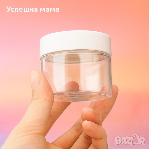 Бурканче за handmade, 120мл.с включена бяла капачка, снимка 2 - Други - 52020274