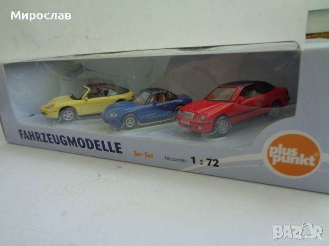 1:72 PORSCHE MAZDA MERCEDES КОЛИЧКА ИГРАЧКА МОДЕЛ ЛОТ, снимка 5 - Колекции - 45287450