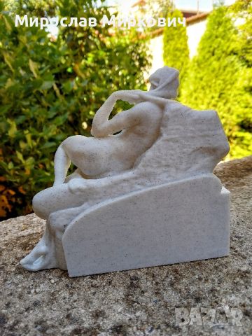 Скулптура Здрач на Микеланджело, снимка 5 - Статуетки - 46368680