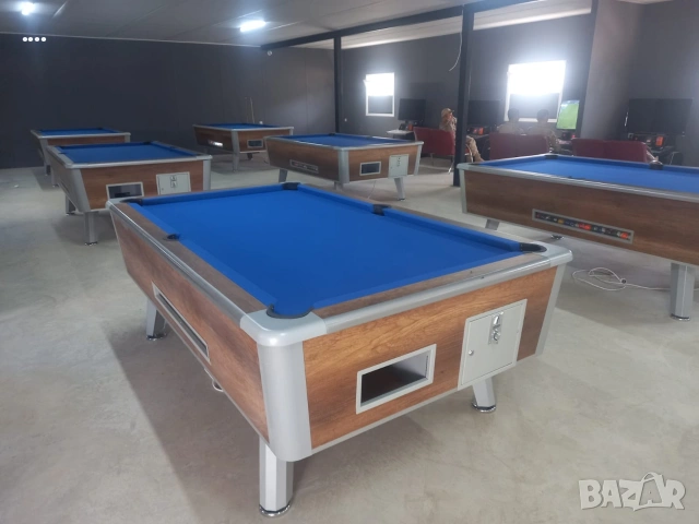 Билярдни маси 8 фута, работещи с € евромонети