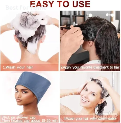 Термо шапка за маска за коса Totofac, снимка 4 - Други - 49660164