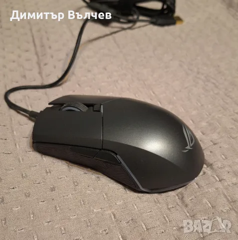 Геймърска мишка ASUS ROG Pugio , снимка 2 - Клавиатури и мишки - 49578821