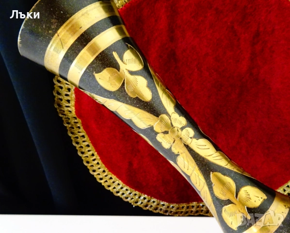 Бронзова ваза,позлата,емайл,38 см.,870 гр. , снимка 4 - Вази - 51635964