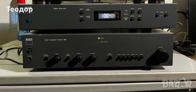 Усилвател NAD 304 и Тунер NAD 412