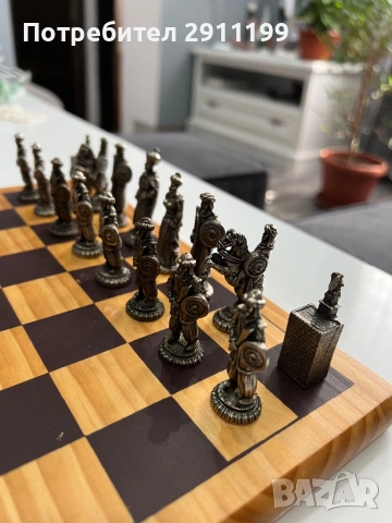 Метални фигури за шах , снимка 3 - Шах и табла - 53933064