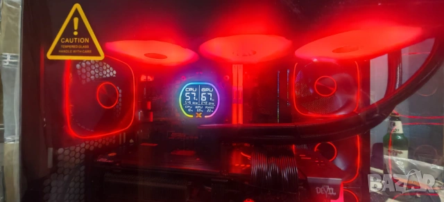 ТОП Геймърско PC Ryzen 5 9600X/32Gb/1TB SSD/RD 6900XT 16Gb/Гаранция, снимка 9 - Геймърски - 53218193