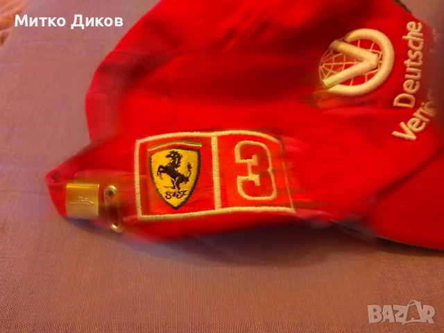 Ferrari маркова бейзболна шапка Михаел Шумахер нова, снимка 7 - Шапки - 53527436