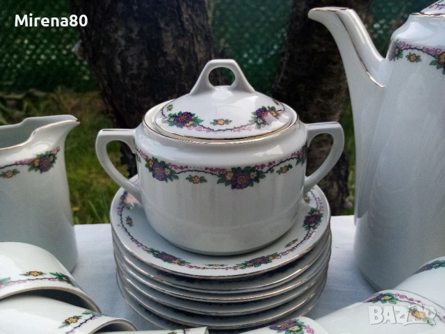 Винтидж сервиз за чай - Чехословакия, снимка 2 - Сервизи - 54160631
