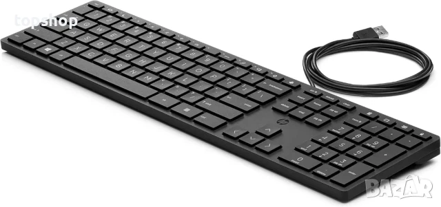 НОВА клавиатура HP Wired Desktop 320K с усб ( hsa c001k ), снимка 5 - Клавиатури и мишки - 50494661