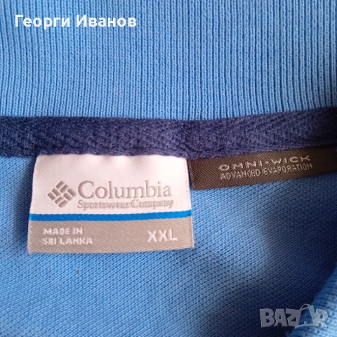 КАТО НОВА COLUMBIA Omni-Wick XL/XXL Advanced Evaporation Polo-Shirt оригинален поло-шърт тениска, снимка 7 - Тениски - 53846015