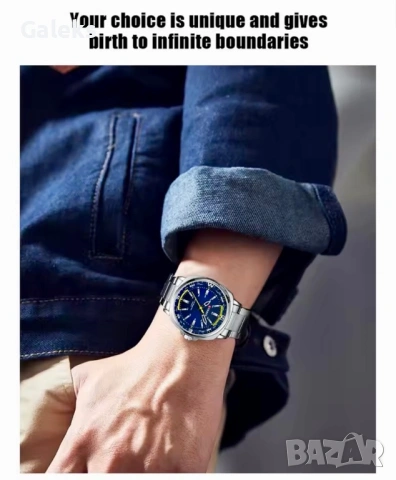 Мъжки модерни, бизнес кварцови часовници с динамична визия в четири лица!, снимка 9 - Мъжки - 53576242