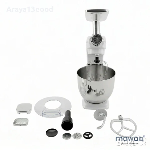 MixMaster 3in1 кухненски робот mawaa®, 1400 W, 10 литра, снимка 4 - Кухненски роботи - 53734511
