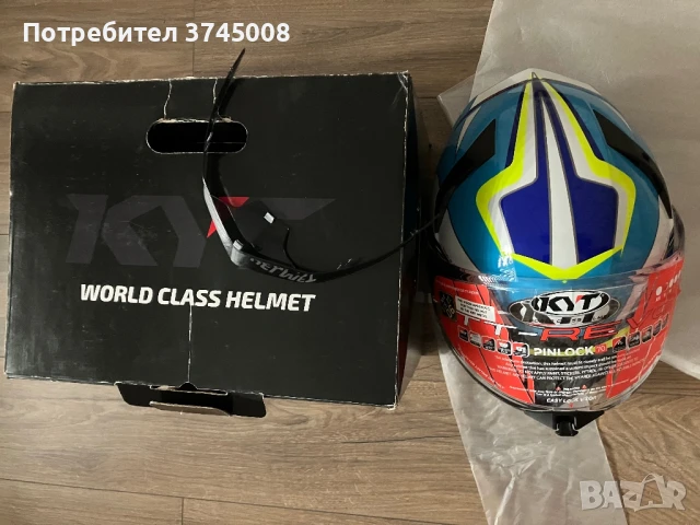 Мото каска KYT размер S, снимка 7 - Спортна екипировка - 51038127