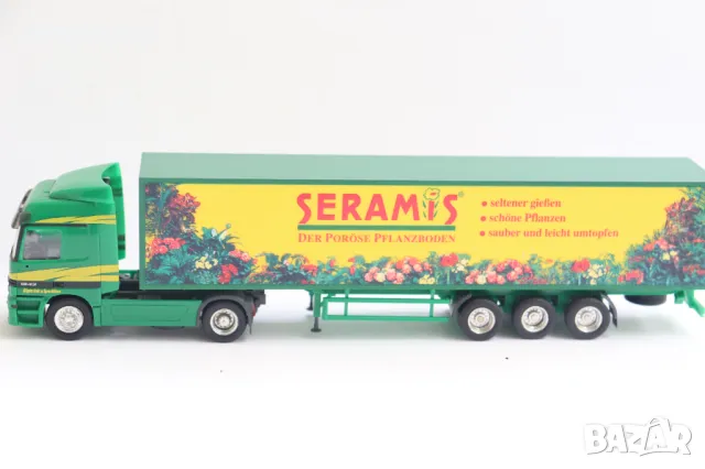 HERPA 1:87 H0 MERCEDES ACTROS КАМИОН TIR МОДЕЛ KОЛИЧКА