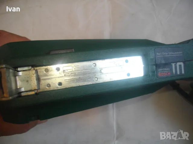 BOSCH PTK 23E Made in Germany ORIGINAL КОМБИНИРАН ЕЛЕКТРИЧЕСКИ ТАКЕР СКОБИ 12-23мм ПИРОНИ 23мм, снимка 10 - Други инструменти - 49328886