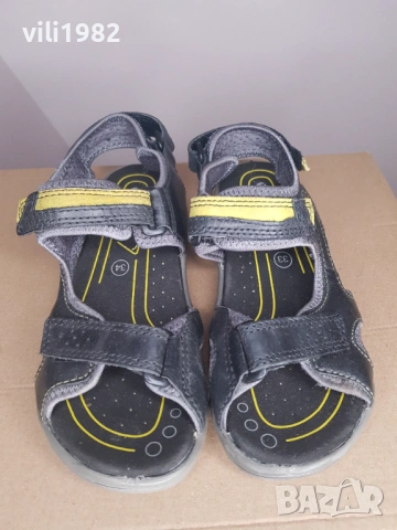 Нови детски сандали Ecco естествена кожа