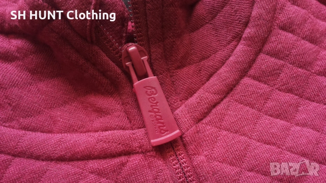 Bergans of NORWAY Middagstind Lady Jacket 100% Merino Wool размер S дамска горница - 2103, снимка 8 - Жилетки - 53460095