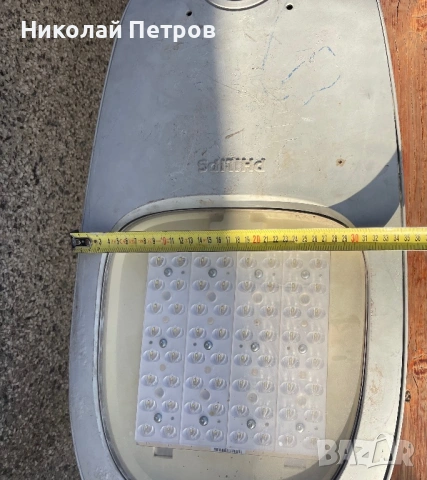 Продавам работещ LED прожектор за улично осветление 150 W, снимка 5 - Външни лампи - 53792091